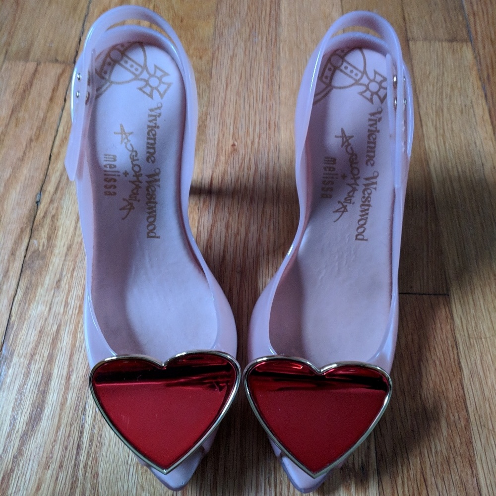 Vivienne Westwood Melissa heart heel shoes